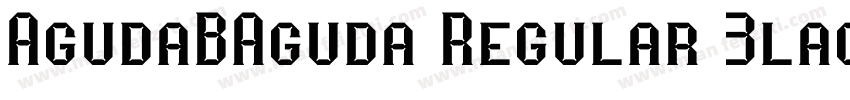 AgudaBAguda Regular 3lackW05 Regula字体转换